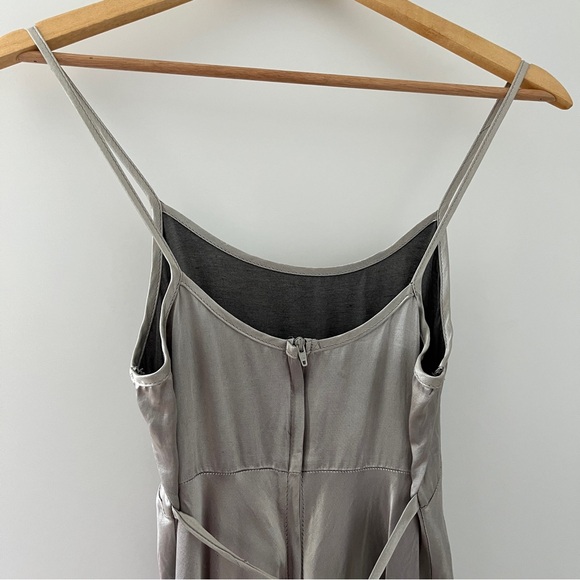 Vintage 1990s Silver Spaghetti Strap Dress - Picture 4 of 13
